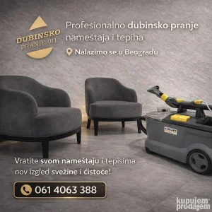 Dubinsko pranje garnitura Beograd – pranje nameštaja