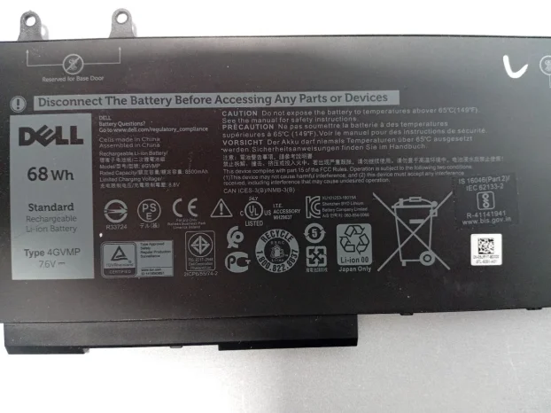 4GVMP Dell latitude 5400 original polovna baterija #10029