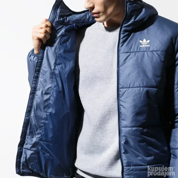 ADIDAS ORIGINAL muska plava jakna sa kapuljacom M KAO NOVA