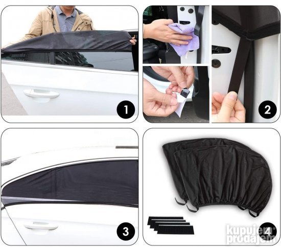 Bočne zavesice zadnje univerzalne