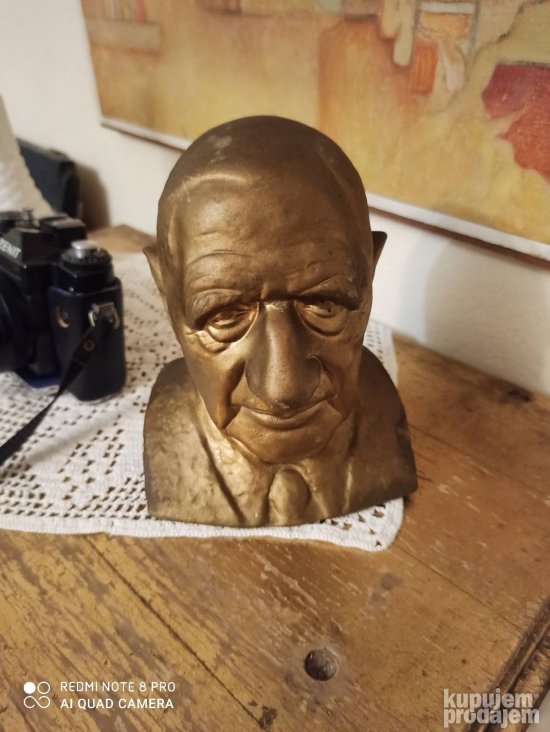 Šarl de Gol,poprsje statua kasica