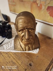 Šarl de Gol,poprsje statua kasica