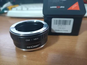 K&F Concept OM-NEX adapter za Olympus OM objektive na Sony E