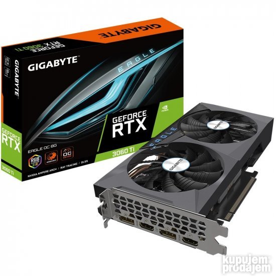 GIGABYTE Eagle GeForce RTX 3060 Ti 8GB GDDR6 OC - DOSTUPNO