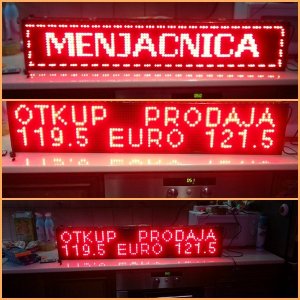 led REKLAMA unos teksta preko fleske + WIFI