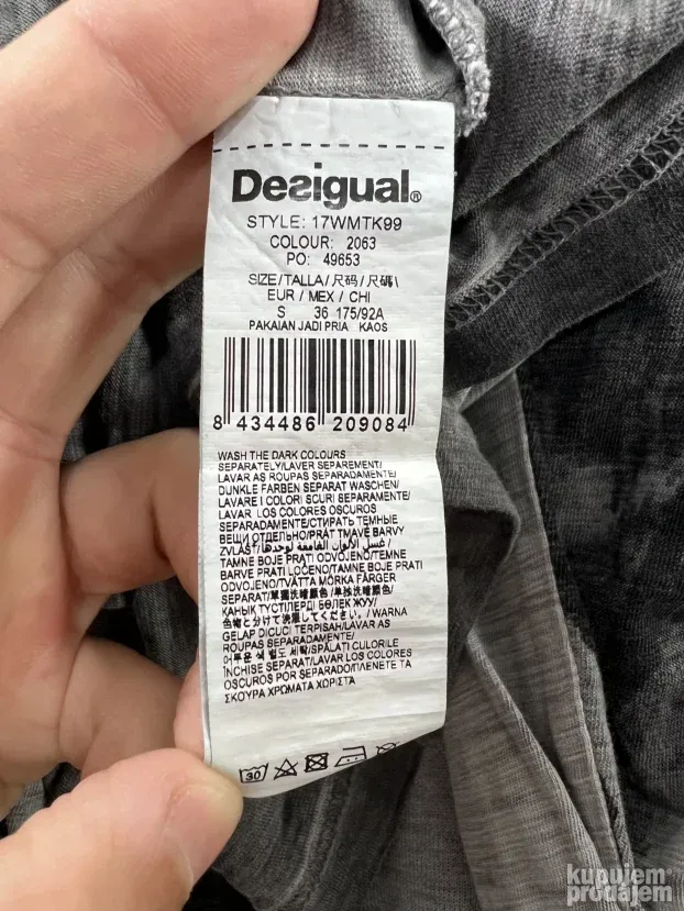 DESIGUAL majica dugih rukava S