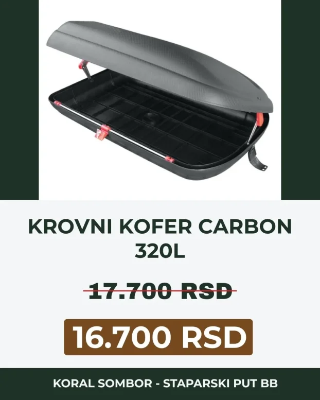 Krovni nosači i koferi za automobil-Akcija već od 2.400