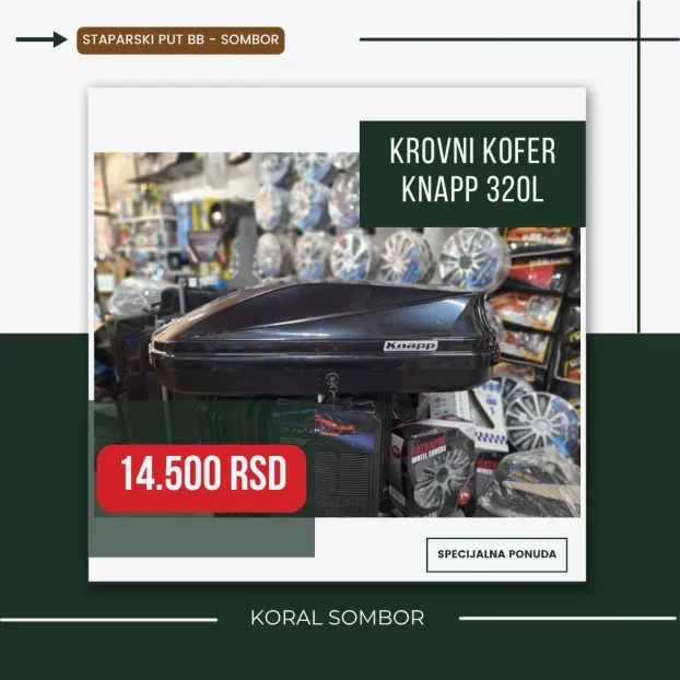 Krovni nosači i koferi za automobil-Akcija već od 2.400