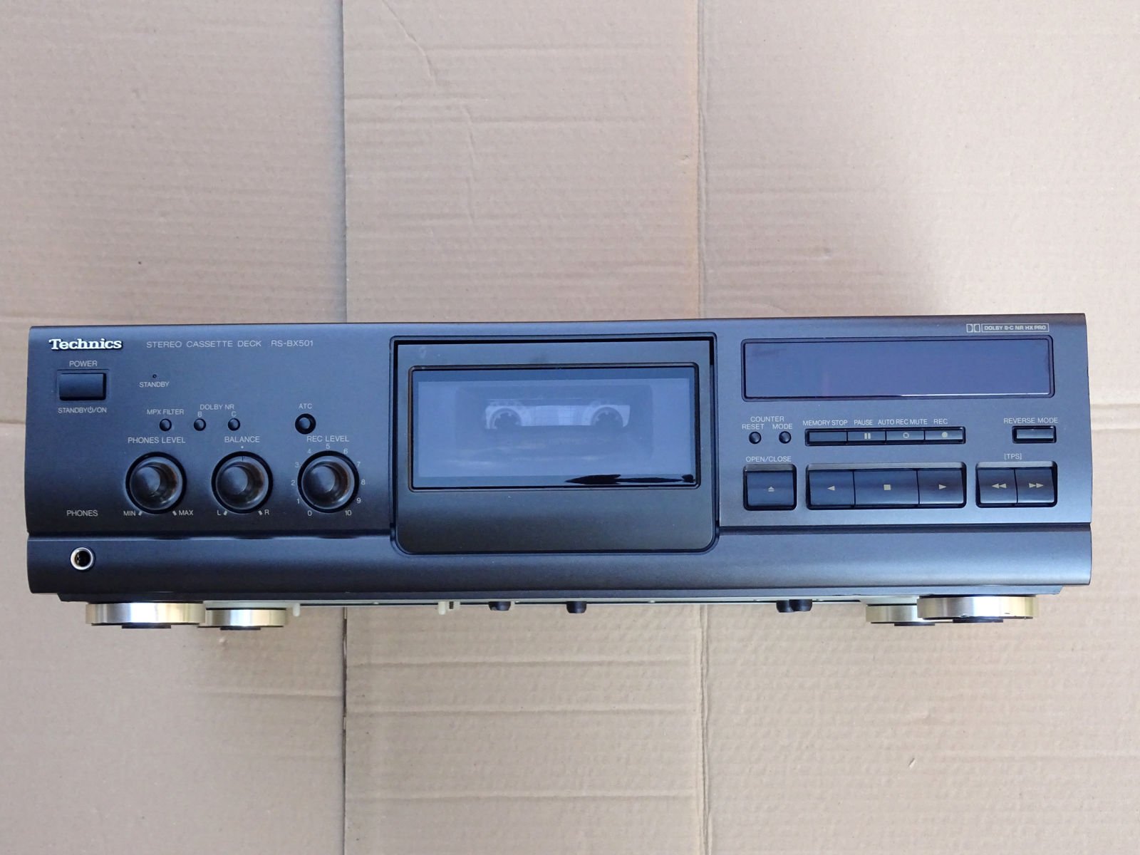 Platine Cassette Technics RS-BX501 – Stéréo – Occasion Fonctionnelle