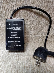 Voltcraft/Conrad gramofonsko pretpojačalo sa DIN ulaz/izlaz