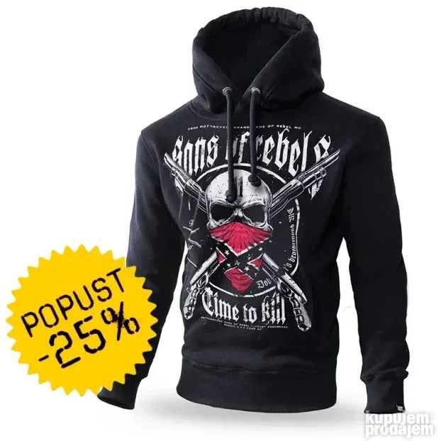 DUKS Kangaroo Sons Of Rebels HOODIE (Doberman)