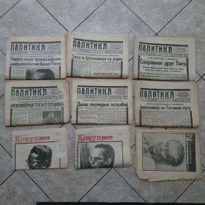 Novine o Titovoj smrti