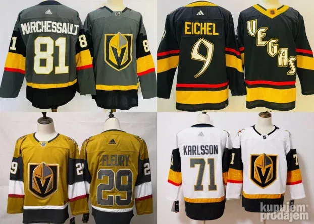 Vegas Golden Knights NHL hokej dresovi