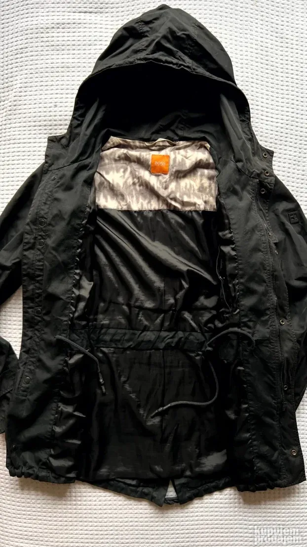 HUGO BOSS ORIGINAL muska crna jakna prelazni period 54 XL L