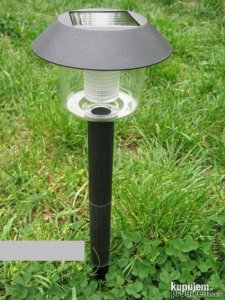 Solarna LED lampa CRNA VECA