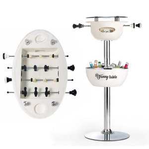 Barski sto sa stonim fudbalom Funny table beli