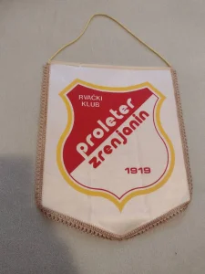 zastavica rvacki klub proleter zrenjanin