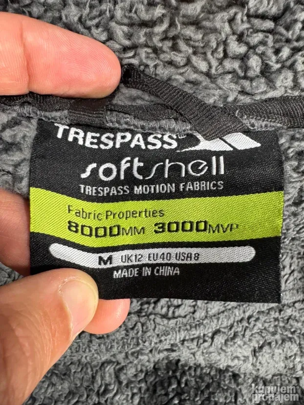 TRESPASS Softshell duza jakna M