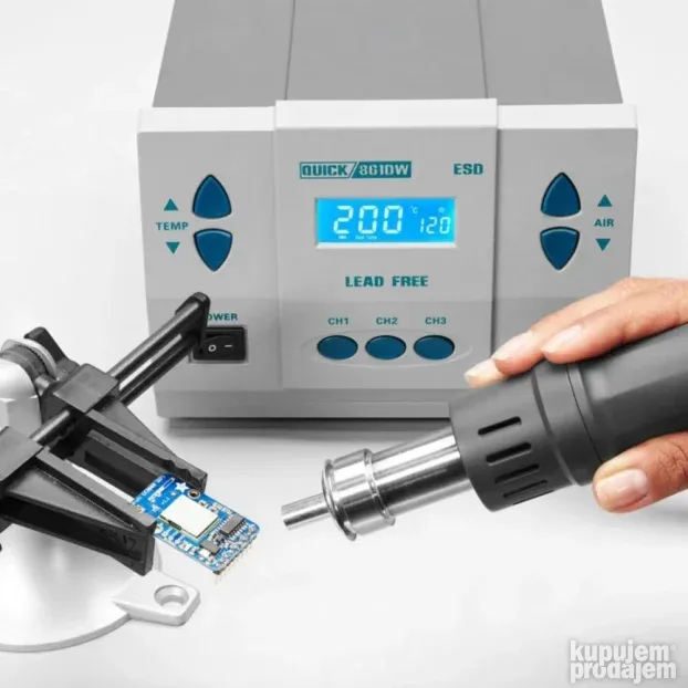 Quick 861DW ESD Profesionalna duvaljka za vrući vazduh