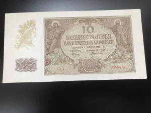 Poljska 10 zlota.1940.Unc.
