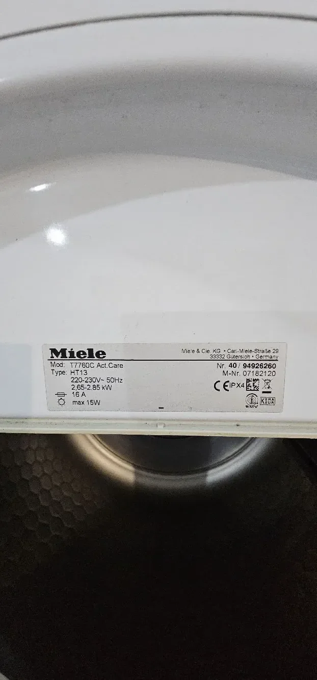 (030) Miele Mašina za Sušenje Veša T7760C Made in Germany