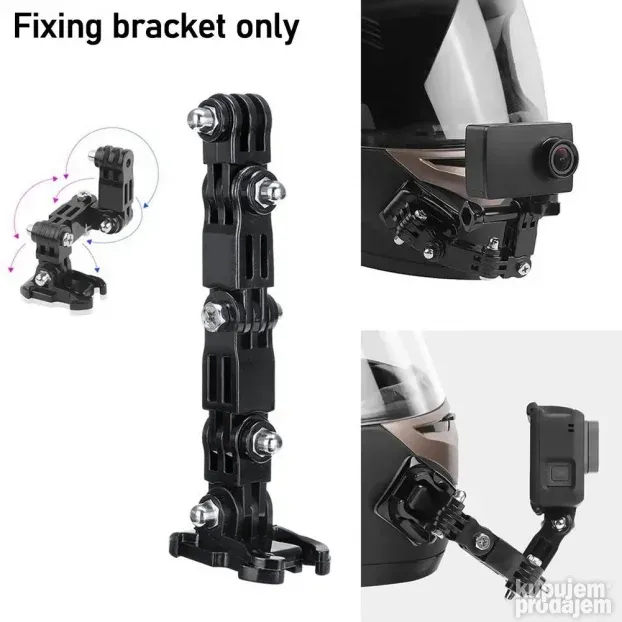 Kaciga Nosac GoPro Akciona Kamera Tripod Nosac za Kacigu