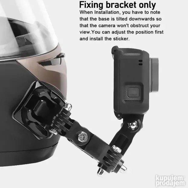 Kaciga Nosac GoPro Akciona Kamera Tripod Nosac za Kacigu