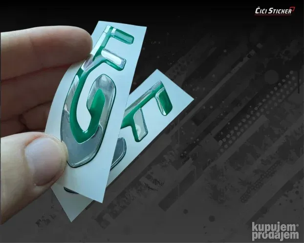 Stikeri GTI Peugeot 3D stikeri - Stikeri za automobile- 2525