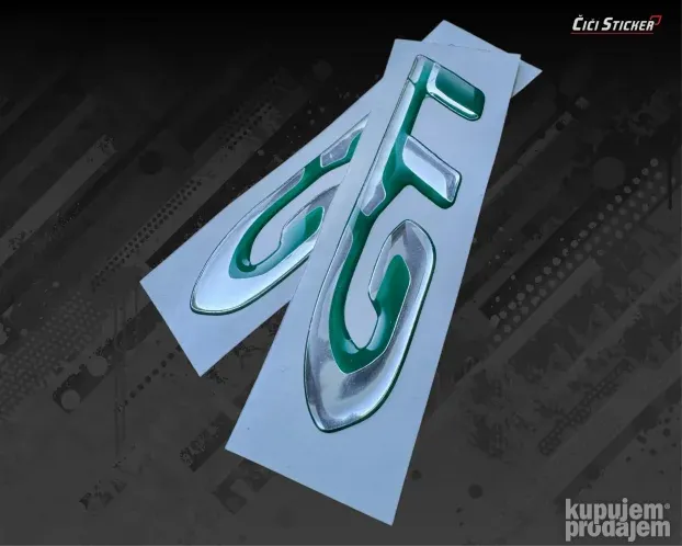 Stikeri GTI Peugeot 3D stikeri - Stikeri za automobile- 2525