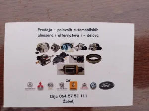 Alternatori za automobile.