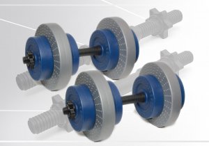 Tegovi - tegovi set od 32kg tegovi / tegovi i šipke 2x16kg