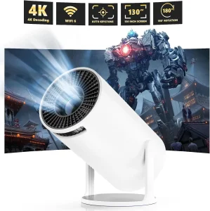 hy300 projektor 4k android 5G WiFi + Bluetooth