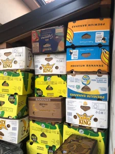 Kutije od banana i drvene gajbice