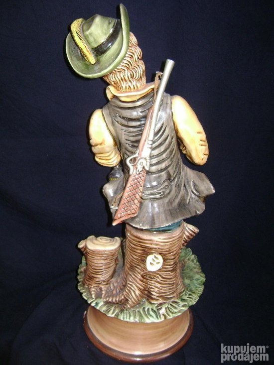 Skulptura Lovac i pas