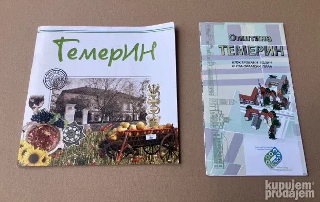TEMERIN - brošura, liflet i mapa, novo