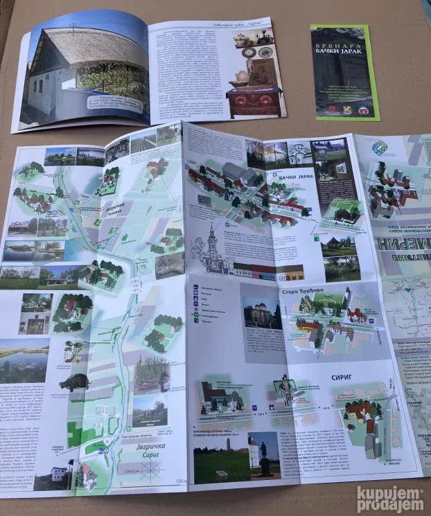 TEMERIN - brošura, liflet i mapa, novo