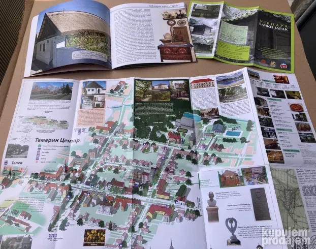 TEMERIN - brošura, liflet i mapa, novo