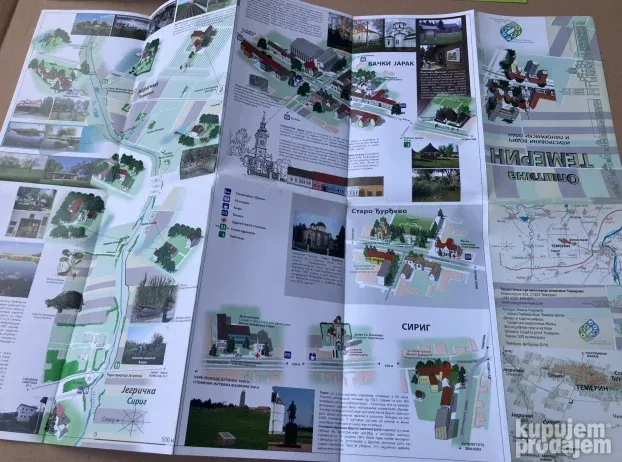 TEMERIN - brošura, liflet i mapa, novo