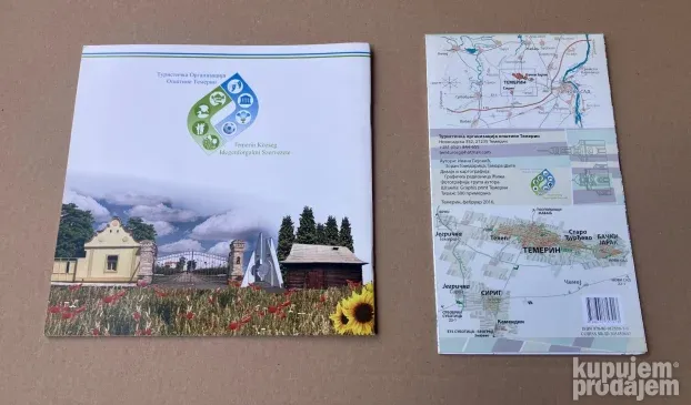 TEMERIN - brošura, liflet i mapa, novo