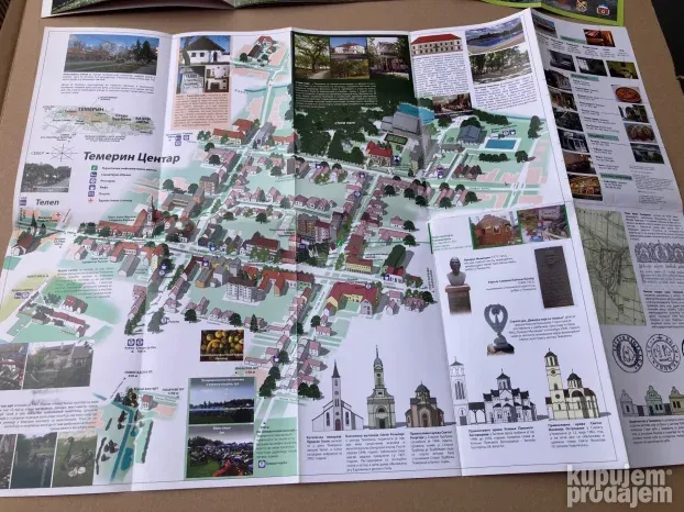 TEMERIN - brošura, liflet i mapa, novo