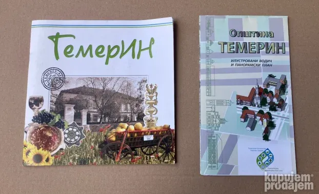 TEMERIN - brošura, liflet i mapa, novo