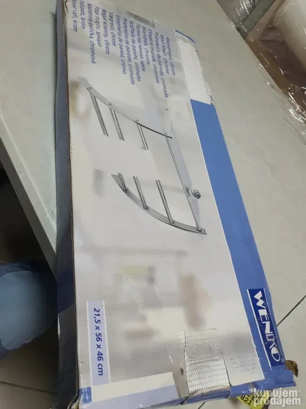 Kupatilski Drzac Peskira sa Policom - Wenko