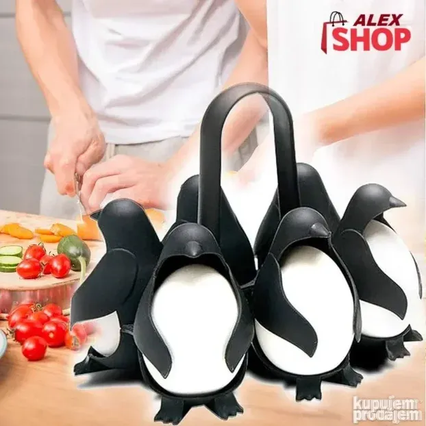 Pingvini za kuvanje i posluživanje jaja