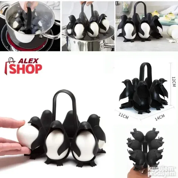 Pingvini za kuvanje i posluživanje jaja