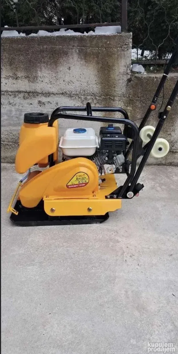 Vibro ploca (zaba) 70kg + guma za behaton - NOVO - AKCIJA