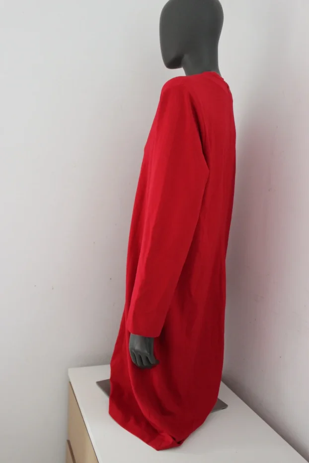 Escada L/46 original haljina crvena dug rukav