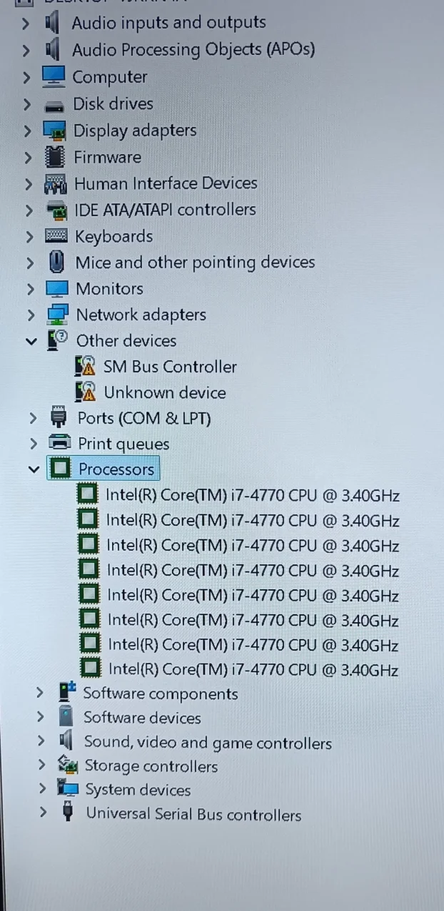 GEJMER I7 4770 RX 580 8GB 16GB RAM SSD + 2TB HDD