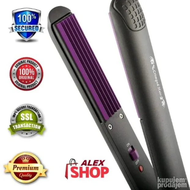 Keramička pegla presa za Cik-Cak lokne