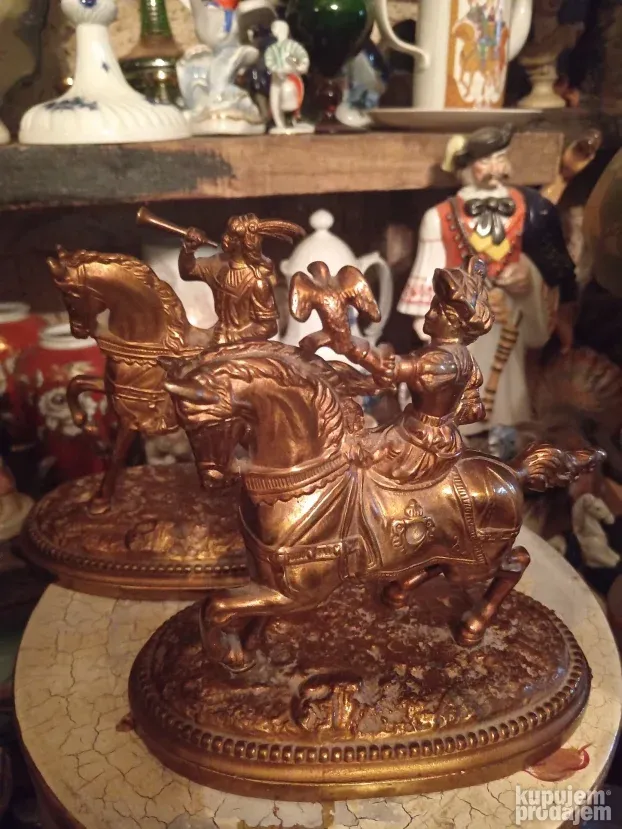 Skulpture gold bronza-Francuska