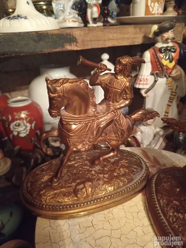 Skulpture gold bronza-Francuska